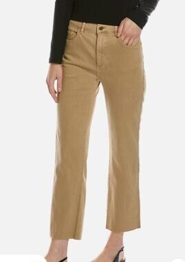 DL1961 Patti Straight High-Rise Vintage Ankle in Khaki - 28